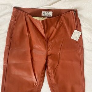 NWT Free People faux leather pants - never worn!!!